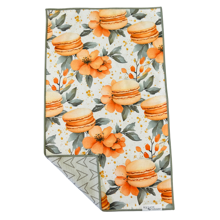 Macaron Time | Waffle Weave Microfiber Towels Kitchen & Bath Hand Towels Reversible Hand Towel | Towel Collective | Cody, WY