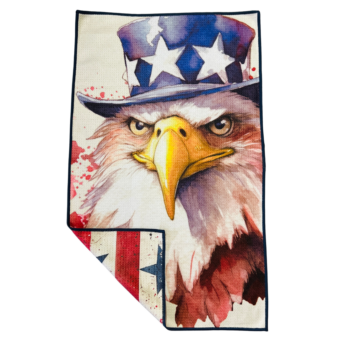 Flying High | Waffle Weave Microfiber Towels Kitchen & Bath Hand Towels Reversible Hand Towel | Towel Collective | Cody, WY