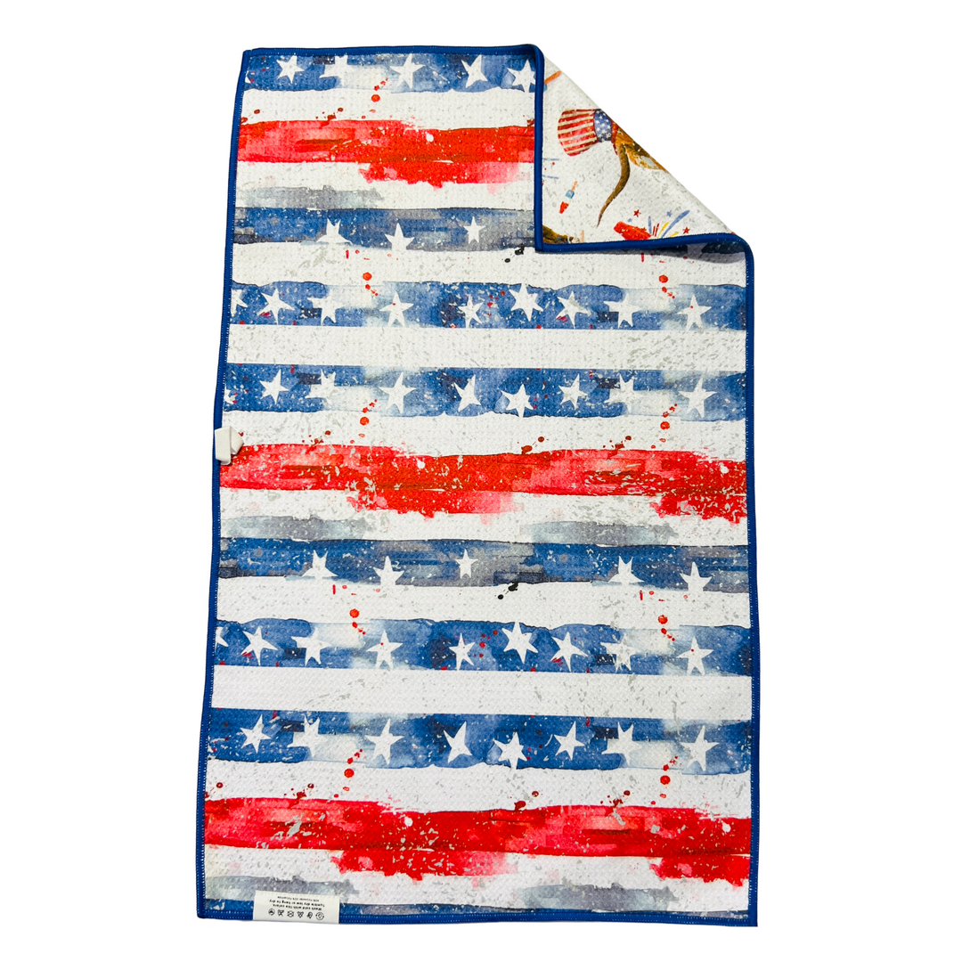 Highland Heroes | Waffle Weave Microfiber Towels Kitchen & Bath Hand Towels Reversible Hand Towel | Towel Collective | Cody, WY