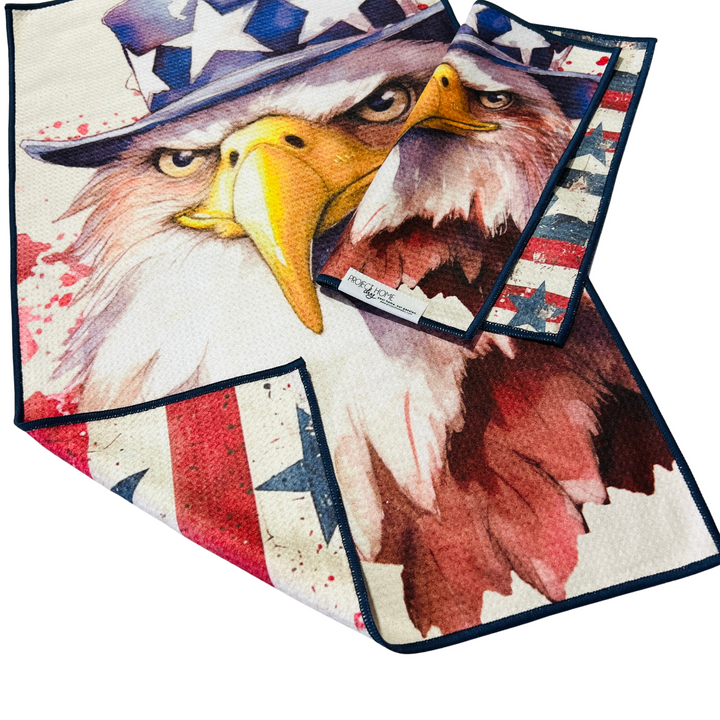 Flying High | Waffle Weave Microfiber Towels Kitchen & Bath Hand Towels Reversible Hand Towel | Towel Collective | Cody, WY