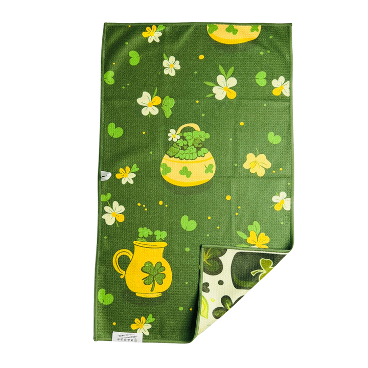 Pot O' Gold | Waffle Weave Microfiber Towels Kitchen & Bath Hand Towels Reversible Hand Towel | Towel Collective | Cody, WY