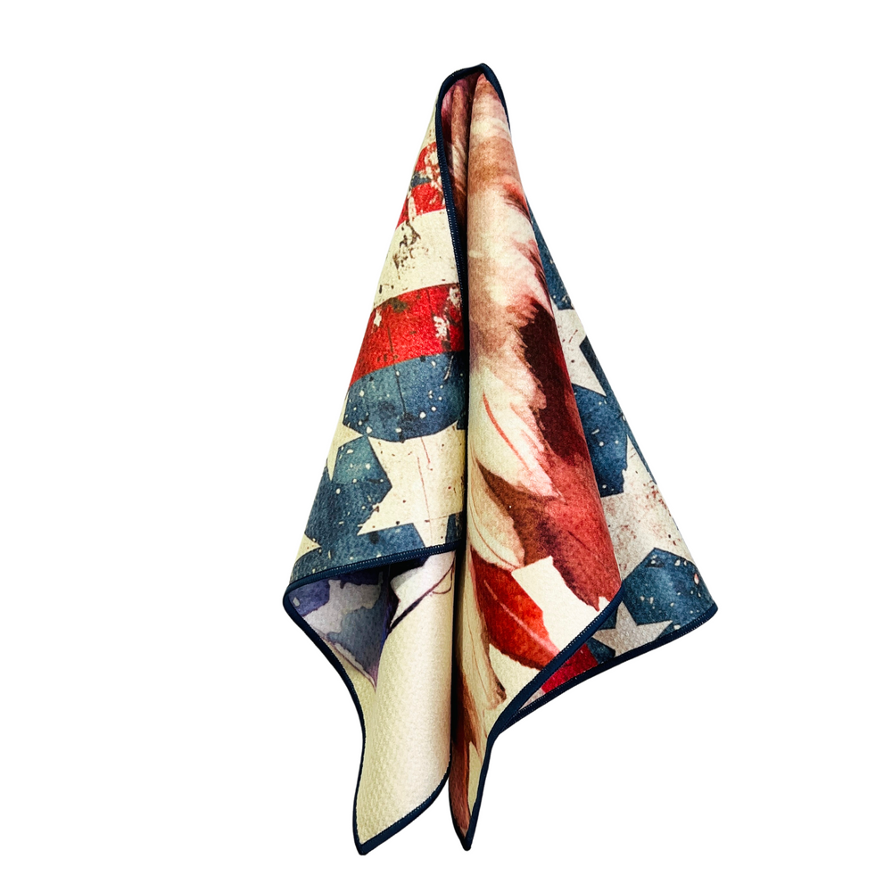 Flying High | Waffle Weave Microfiber Towels Kitchen & Bath Hand Towels Reversible Hand Towel | Towel Collective | Cody, WY