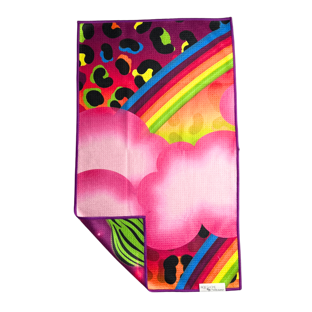 90's Girl | Waffle Weave Microfiber Towels Kitchen & Bath Hand Towels Reversible Hand Towel | Towel Collective | Cody, WY