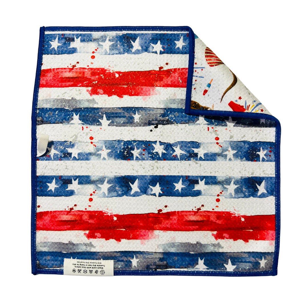 Highland Heroes | Waffle Weave Microfiber Towels Kitchen & Bath Hand Towels Reversible Hand Towel | Towel Collective | Cody, WY