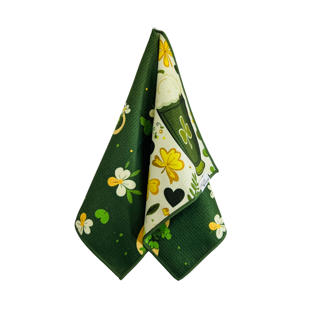 Pot O' Gold | Waffle Weave Microfiber Towels Kitchen & Bath Hand Towels Reversible Hand Towel | Towel Collective | Cody, WY