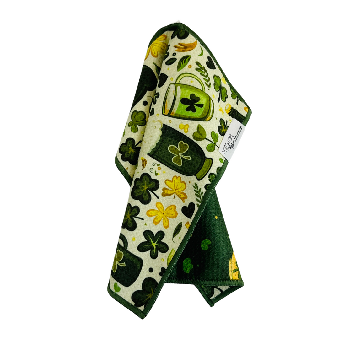 Pot O' Gold | Waffle Weave Microfiber Towels Kitchen & Bath Hand Towels Reversible Hand Towel | Towel Collective | Cody, WY