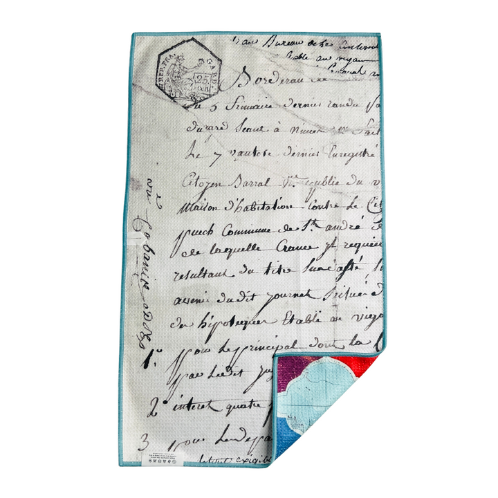 Old News | Waffle Weave Microfiber Towels Kitchen & Bath Hand Towels Reversible Hand Towel | Towel Collective | Cody, WY