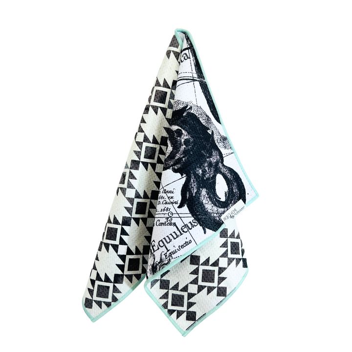 Delphinus | Waffle Weave Microfiber Towels Kitchen & Bath Hand Towels Reversible Hand Towel | Towel Collective | Cody, WY