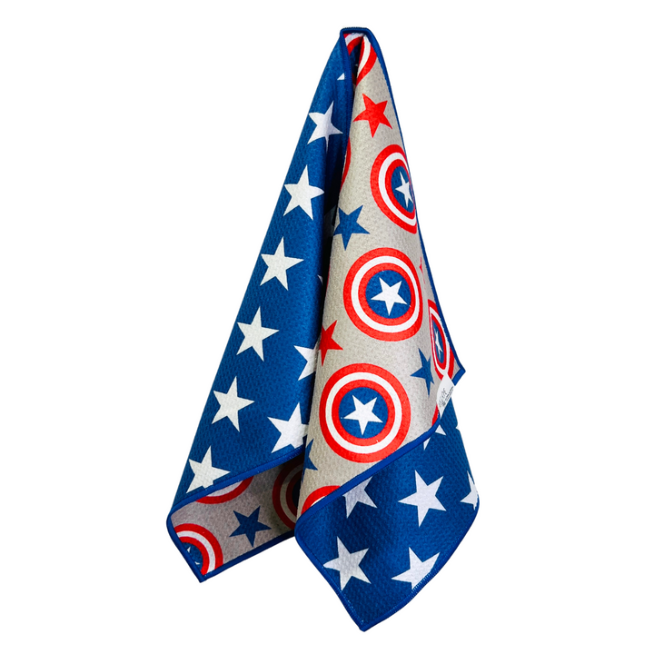 Patriotic Pop | Waffle Weave Microfiber Towels Kitchen & Bath Hand Towels Reversible Hand Towel | Towel Collective | Cody, WY