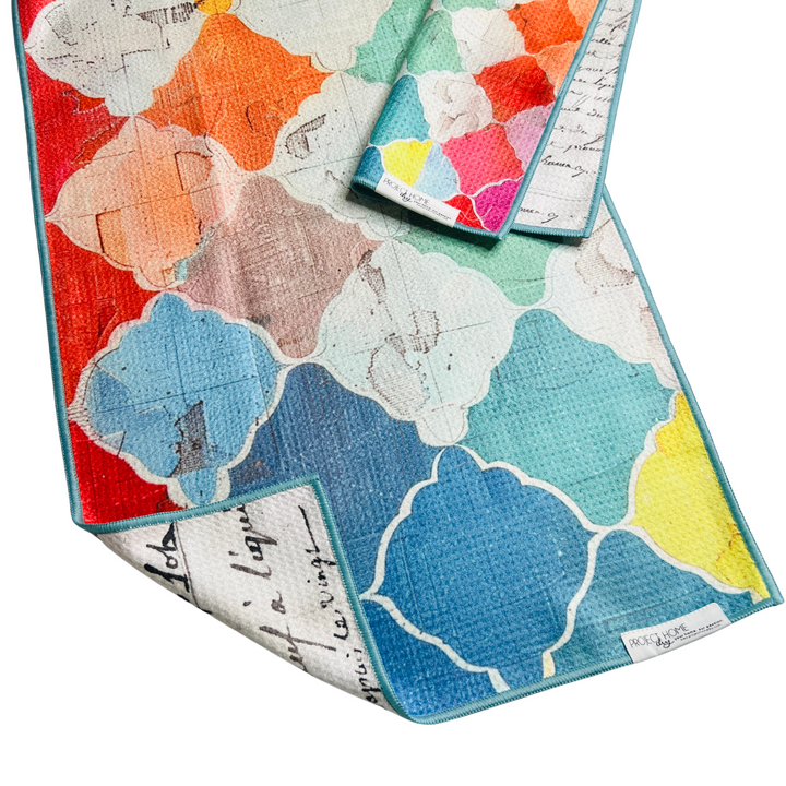 Old News | Waffle Weave Microfiber Towels Kitchen & Bath Hand Towels Reversible Hand Towel | Towel Collective | Cody, WY