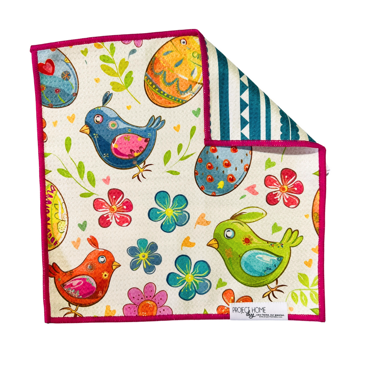 Easter Threads | Waffle Weave Microfiber Towels Kitchen & Bath Hand Towels Reversible Hand Towel | Towel Collective | Cody, WY