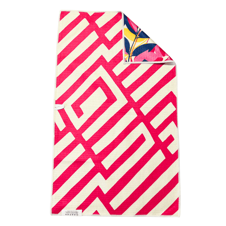 Bright Fern | Waffle Weave Microfiber Towels Kitchen & Bath Hand Towels Reversible Hand Towel | Towel Collective | Cody, WY