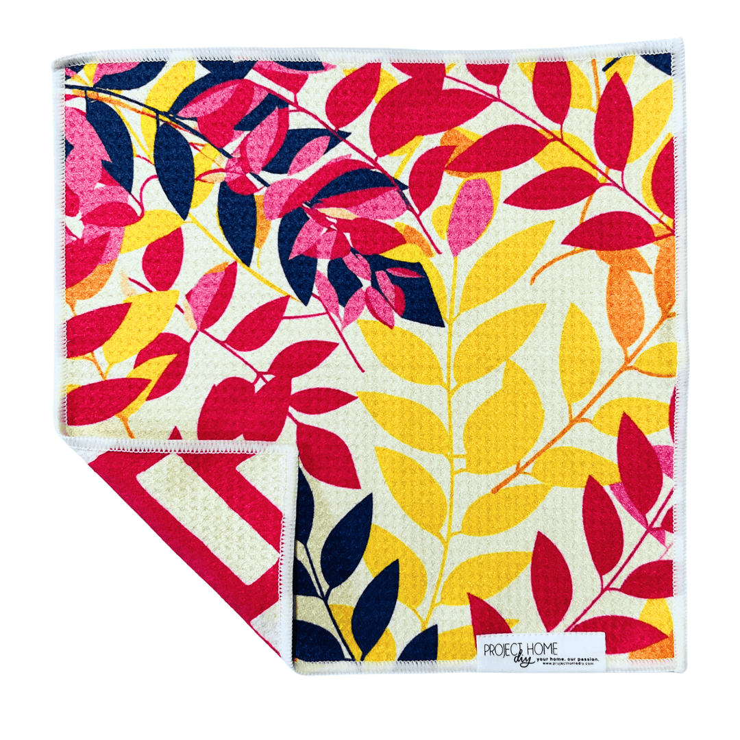 Bright Fern | Waffle Weave Microfiber Towels Kitchen & Bath Hand Towels Reversible Hand Towel | Towel Collective | Cody, WY