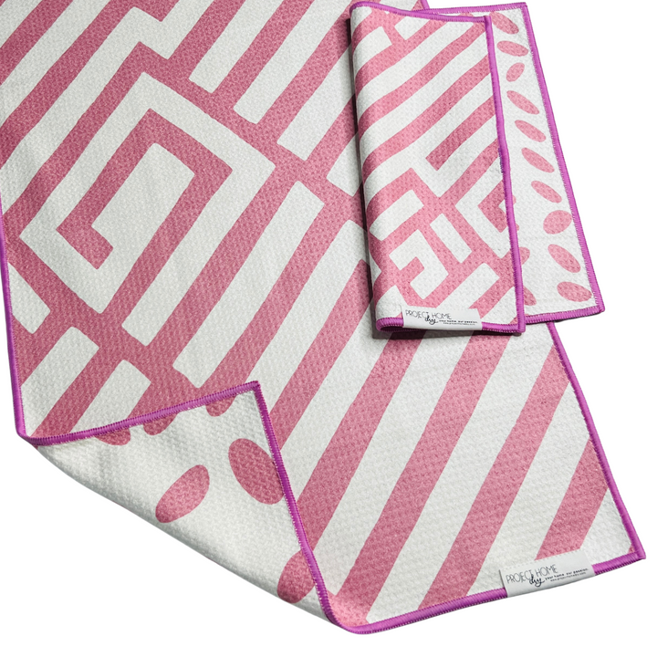 Subtle Spring Dusty Rose | Waffle Weave Microfiber Towels Kitchen & Bath Hand Towels Reversible Hand Towel | Towel Collective | Cody, WY