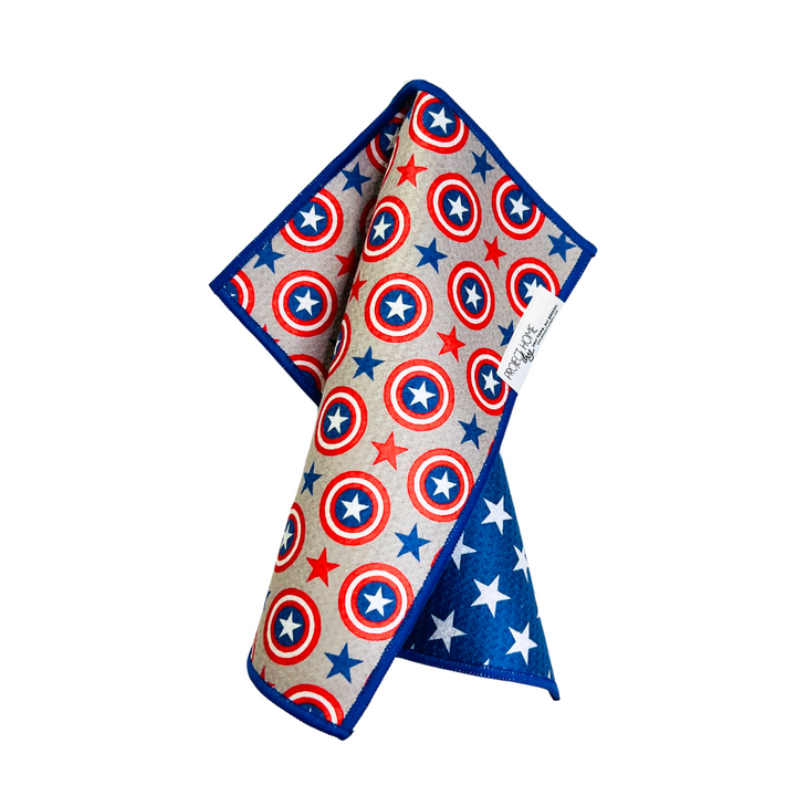 Patriotic Pop | Waffle Weave Microfiber Towels Kitchen & Bath Hand Towels Reversible Hand Towel | Towel Collective | Cody, WY