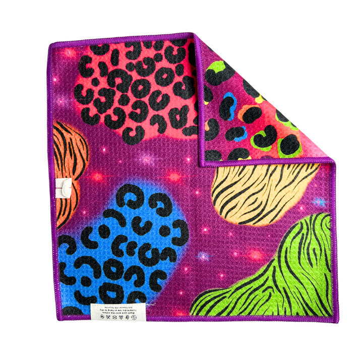 90's Girl | Waffle Weave Microfiber Towels Kitchen & Bath Hand Towels Reversible Hand Towel | Towel Collective | Cody, WY