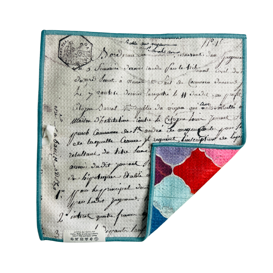 Old News | Waffle Weave Microfiber Towels Kitchen & Bath Hand Towels Reversible Hand Towel | Towel Collective | Cody, WY