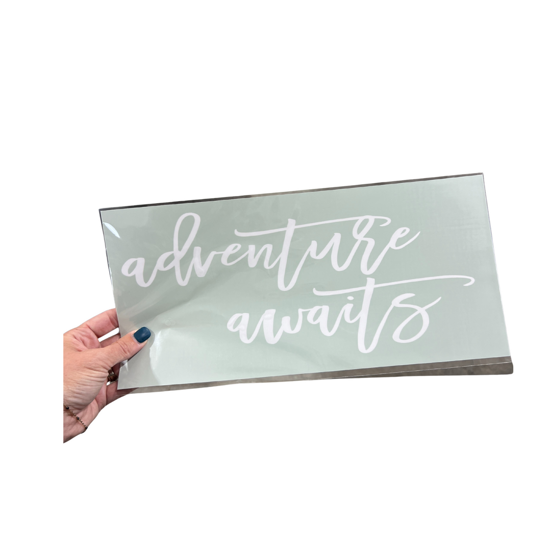 Reusable Mesh Stencil | Adventure Awaits | Bulk Buy