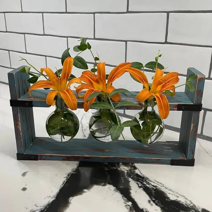 Flower in Waiting | Glass Bud Vase Trio ProjectHomeDIY