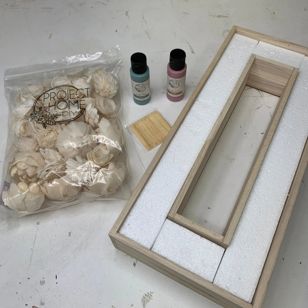Wood Flower Box | DIY Dyeable Wood Flower Centerpiece ProjectHomeDIY