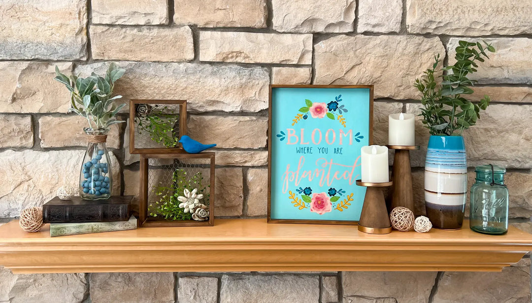 6 Tips to Update Your Mantel