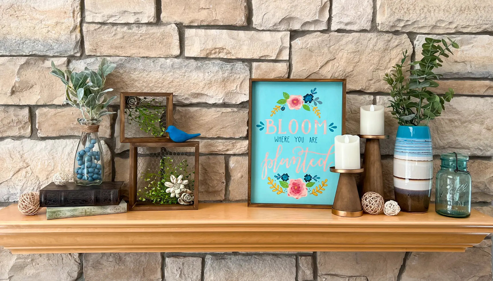 6 Tips to Update Your Mantel - Project Home DIY