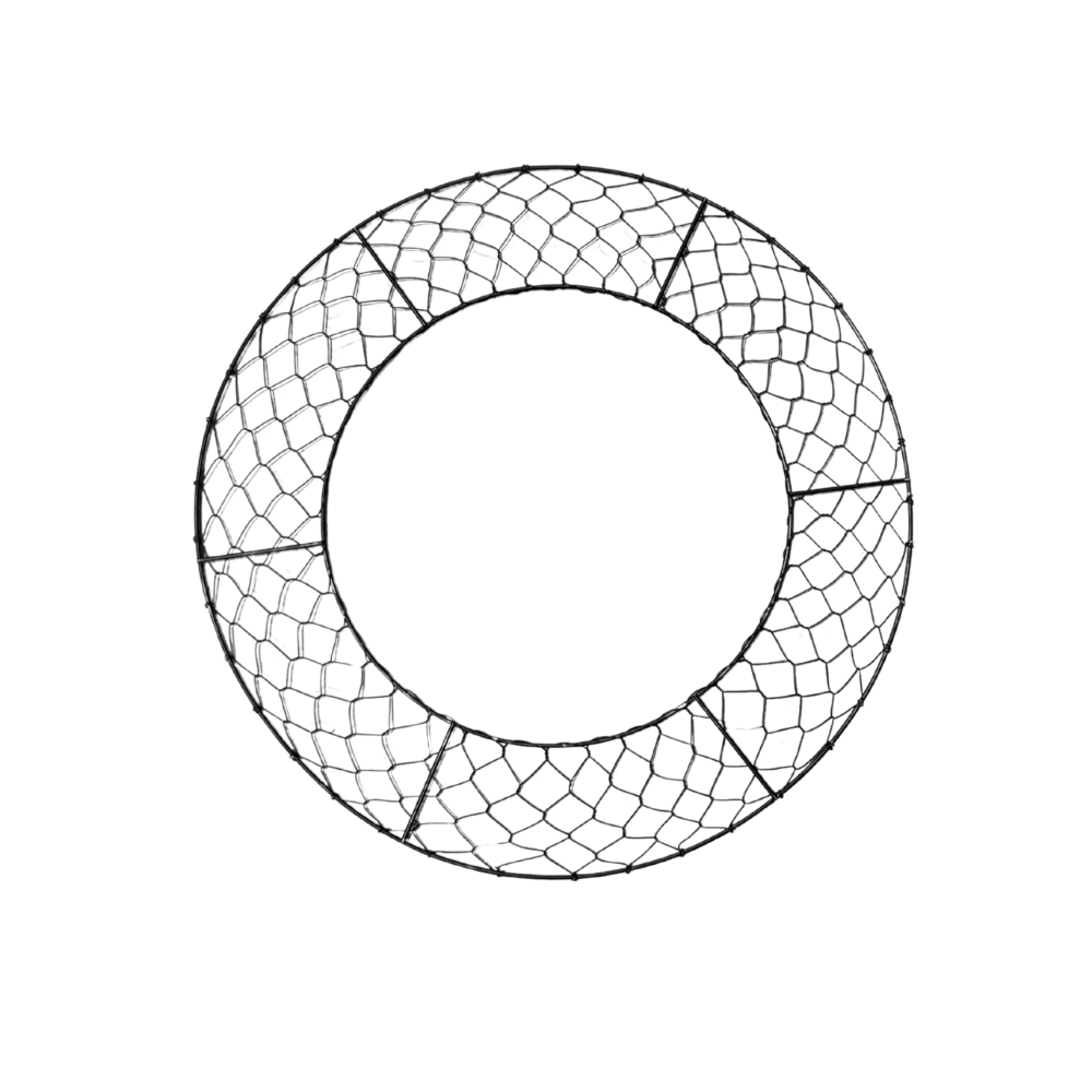 17" Chicken Wire Wreath | Bulk Buy