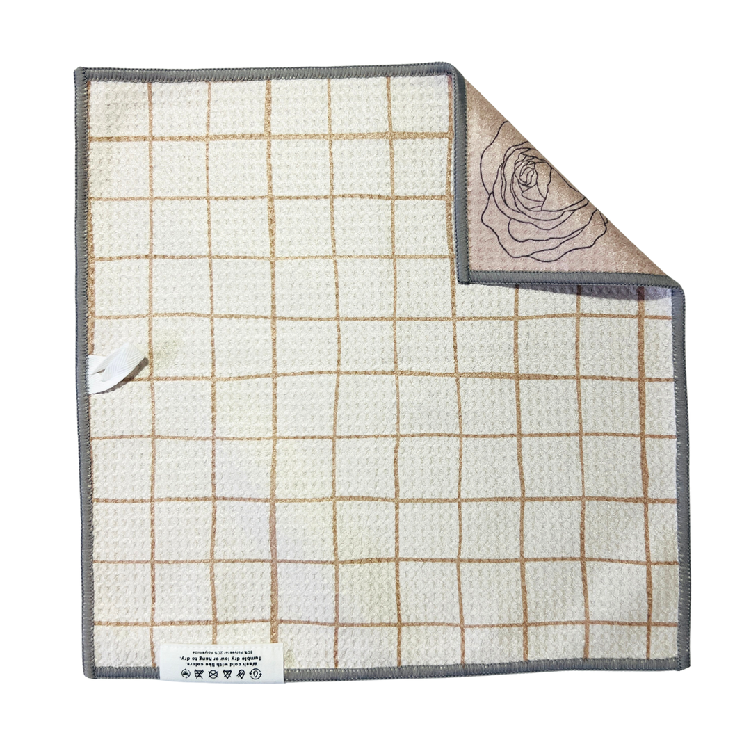 Gridline Chic | Reversible Towel