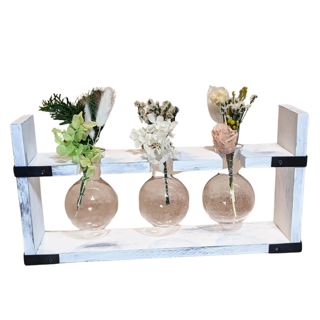 Flower in Waiting | Glass Bud Vase Trio ProjectHomeDIY