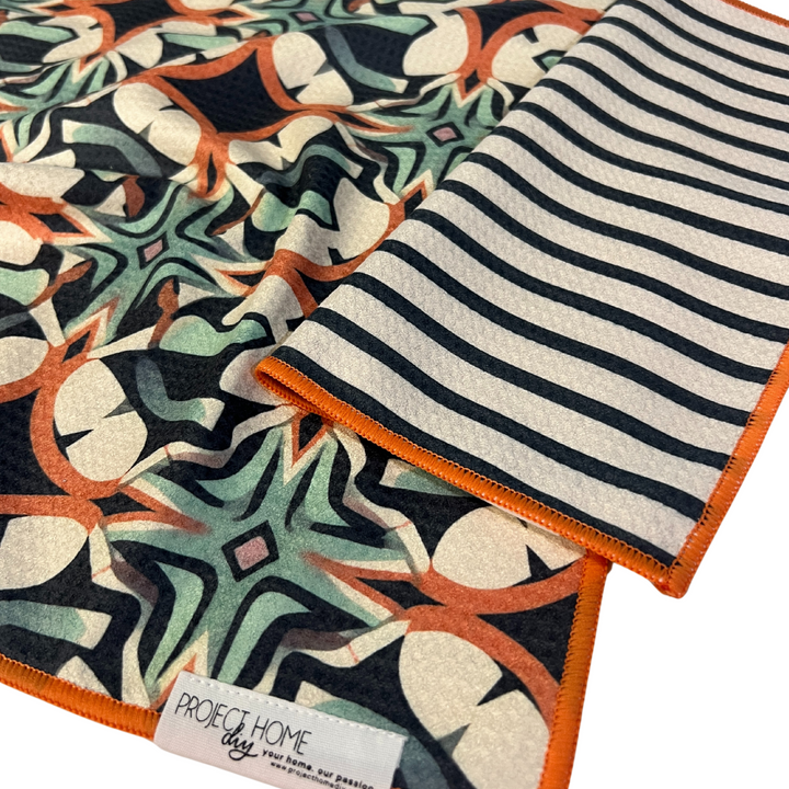 Timeless Tiles | Reversible Towel