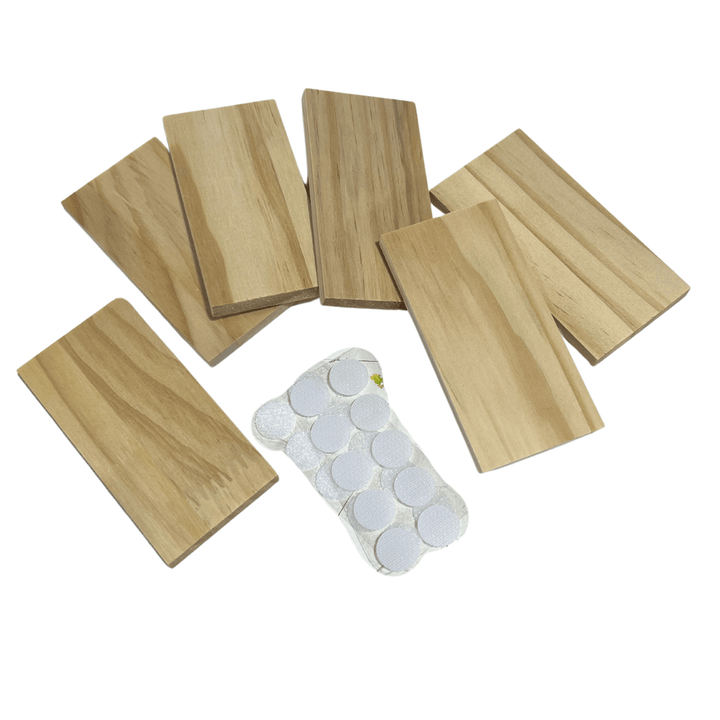 Small Wood Blocks Set of 6 | Bulk Buy