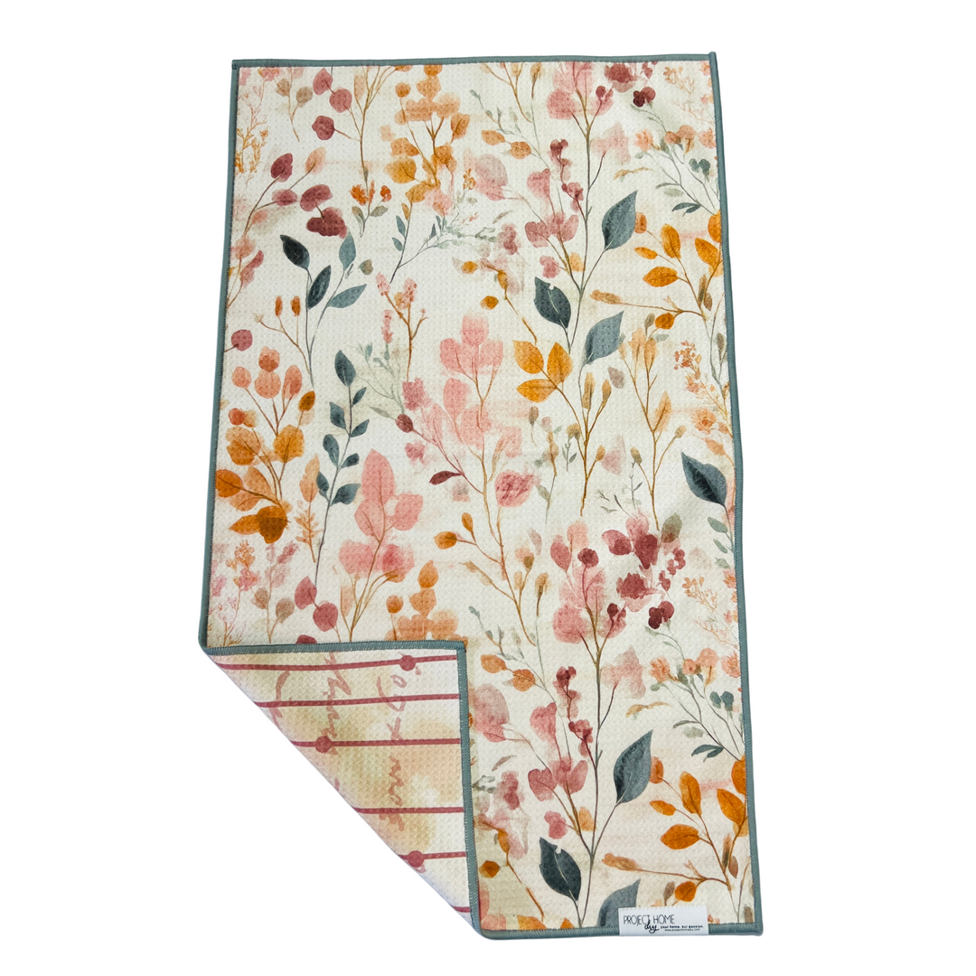 Vintage Floral | Reversible Towel