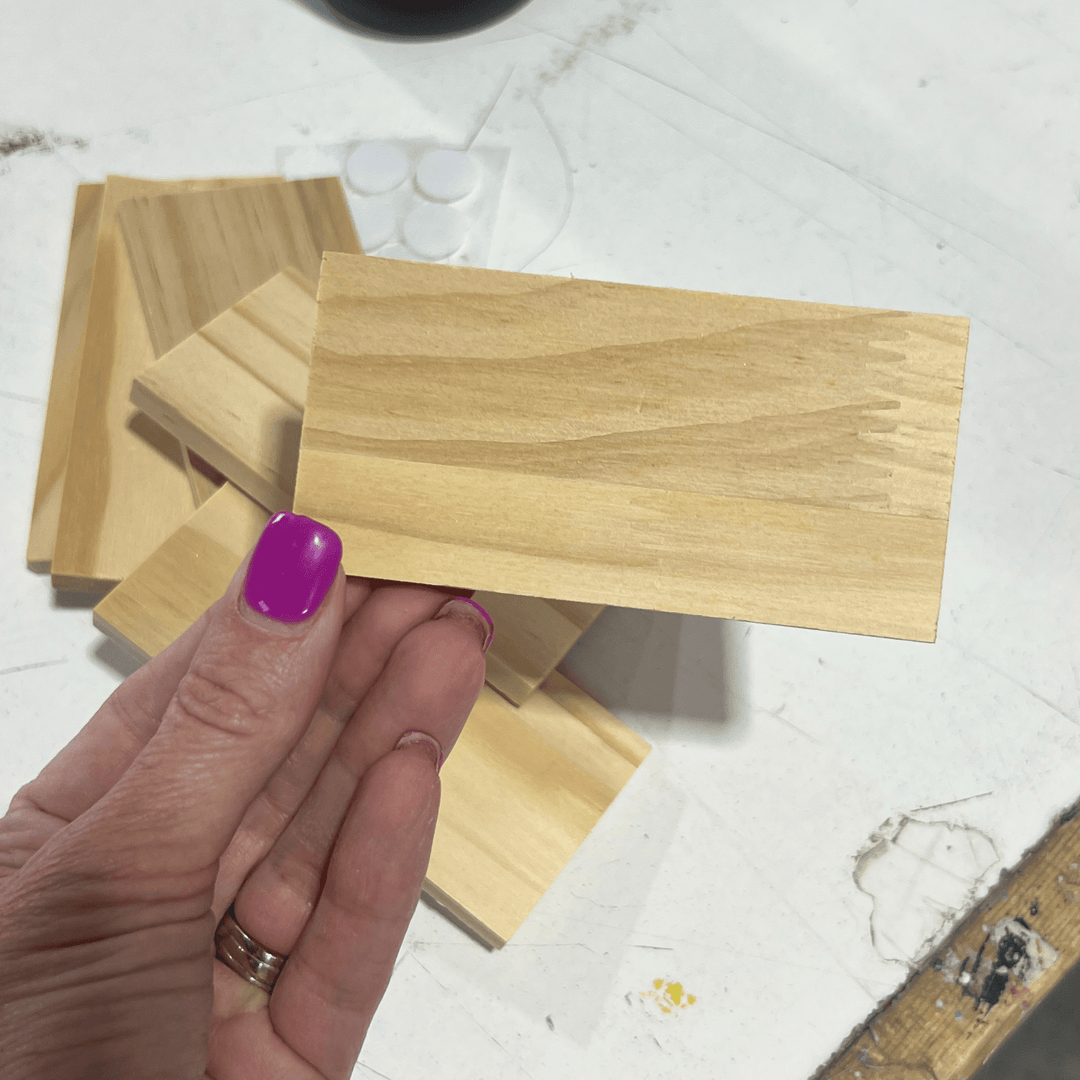 Small Wood Blocks Set of 6 | Bulk Buy