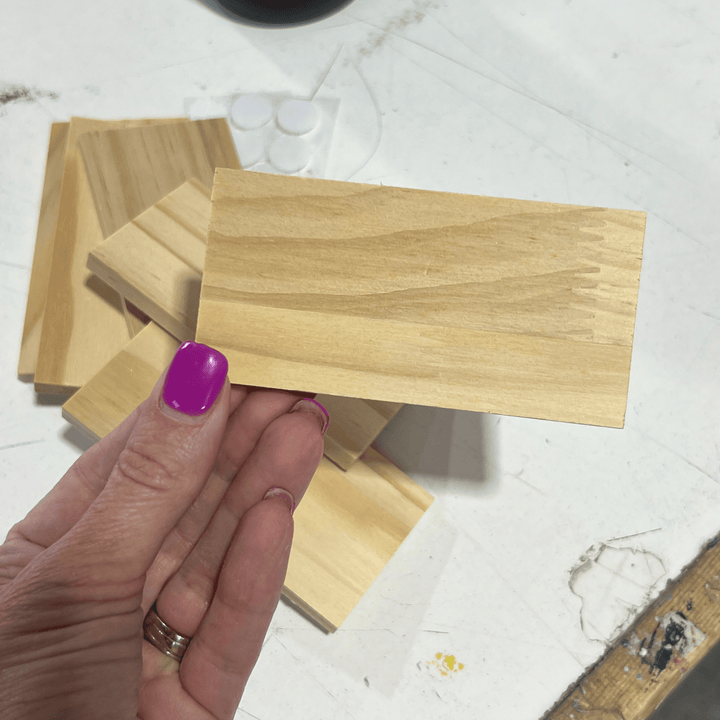 Small Wood Blocks Set of 6 | Bulk Buy