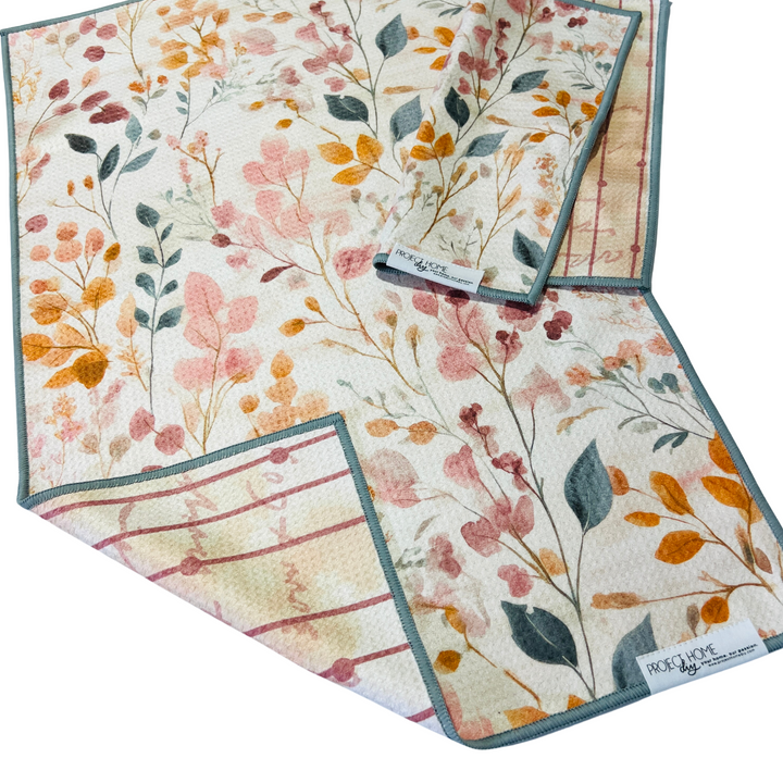 Vintage Floral | Reversible Towel