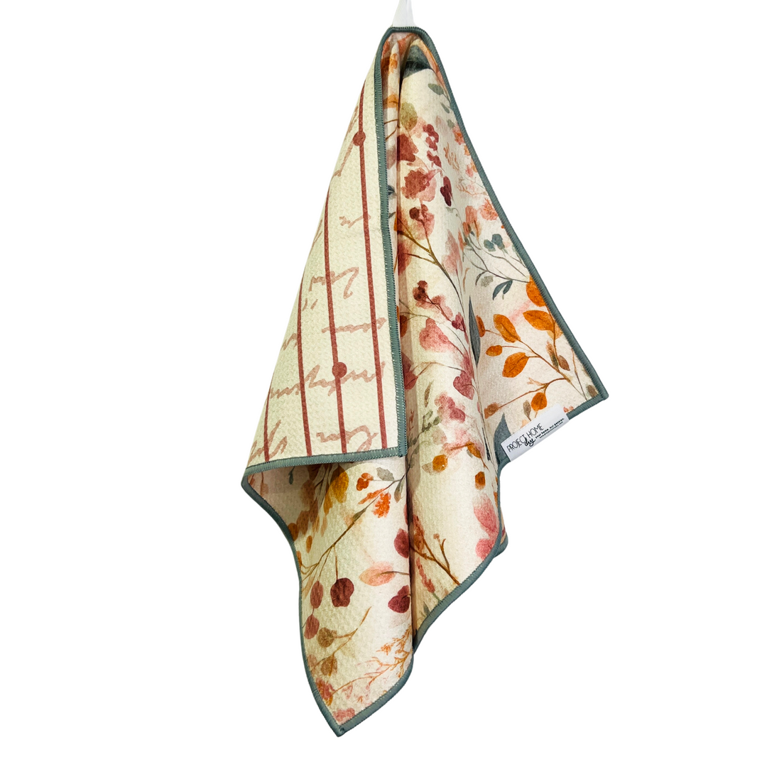 Vintage Floral | Reversible Towel