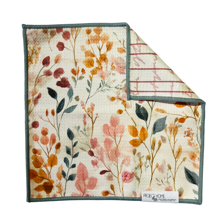 Vintage Floral | Reversible Towel