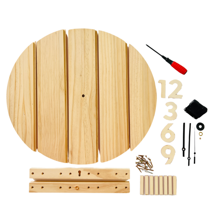 16" Tongue & Groove Clock | Bulk Buy
