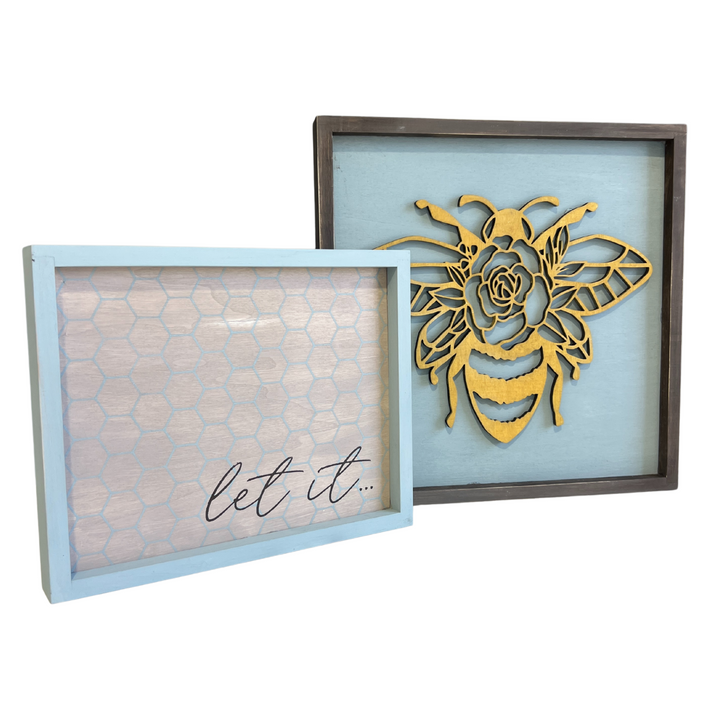 Let it Bee... | DIY Wood Signs with Wood Bee