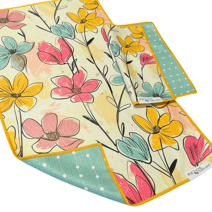 Pastel Floral | Reversible Towel