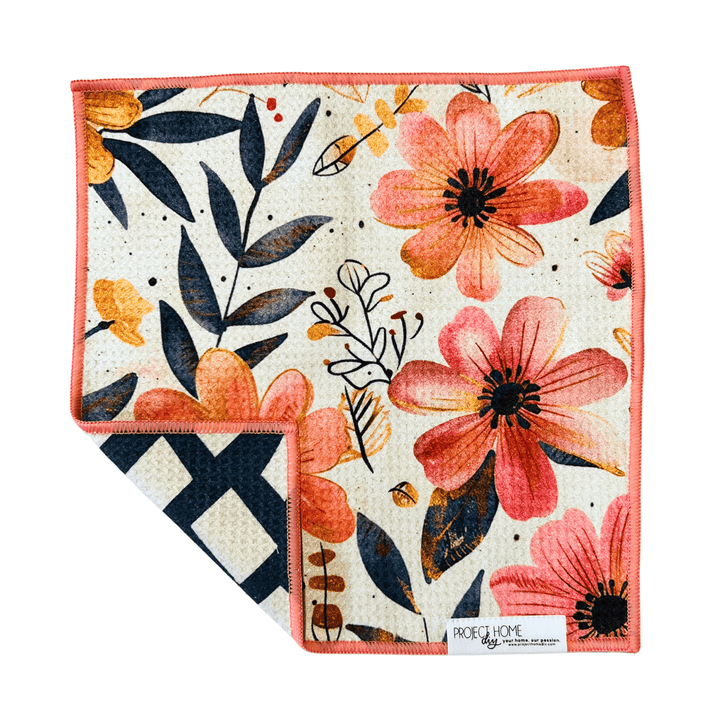 Scribble & Bloom | Reversible Towel