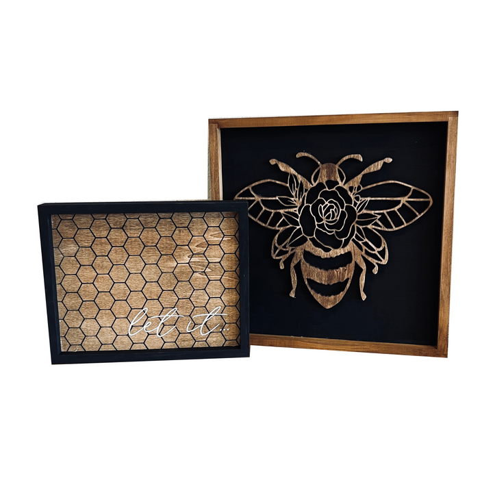 Let it Bee... | DIY Wood Signs with Wood Bee
