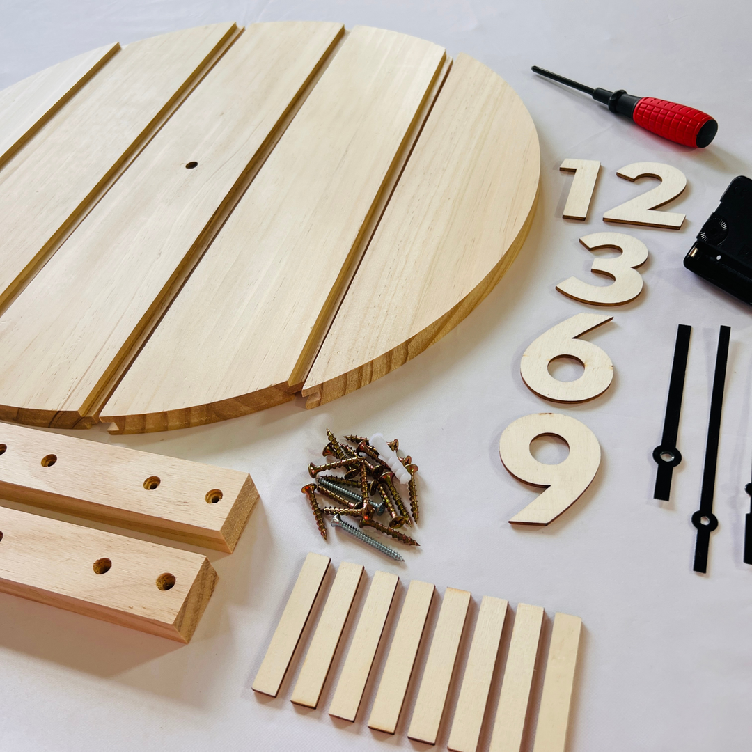 16" Tongue & Groove Clock | Bulk Buy