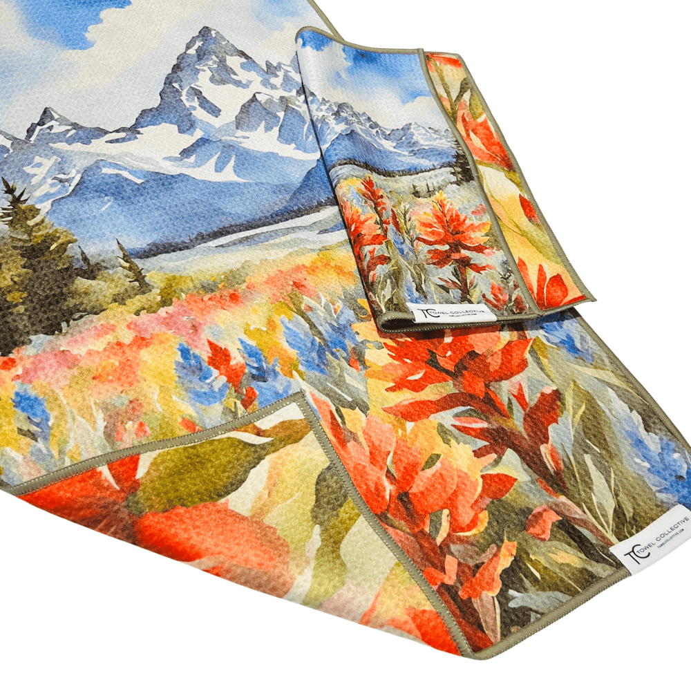 Grand Paintbrush | Waffle Weave Microfiber Towels Kitchen & Bath Hand Towels Reversible Hand Towel | Towel Collective | Cody, WY