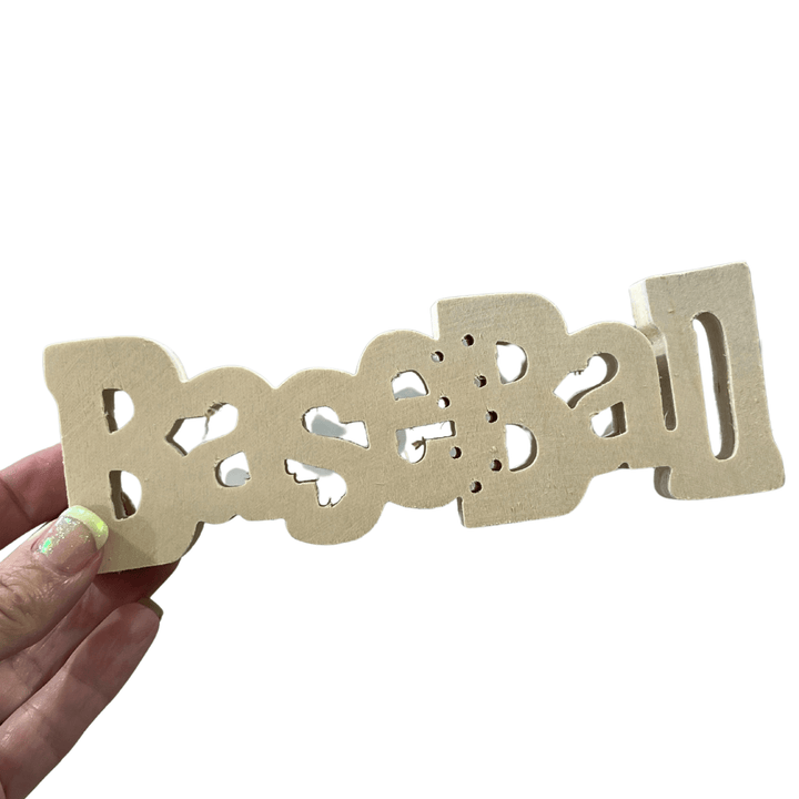 Baseball Word Sign | Bulk Buy