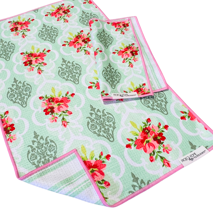 Mint Stripe | Reversible Towel