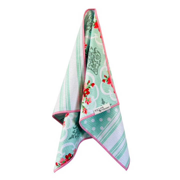 Mint Stripe | Reversible Towel