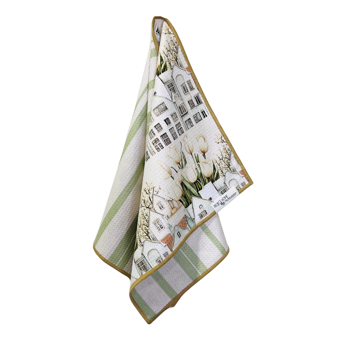 Tulip Town | Reversible Towel