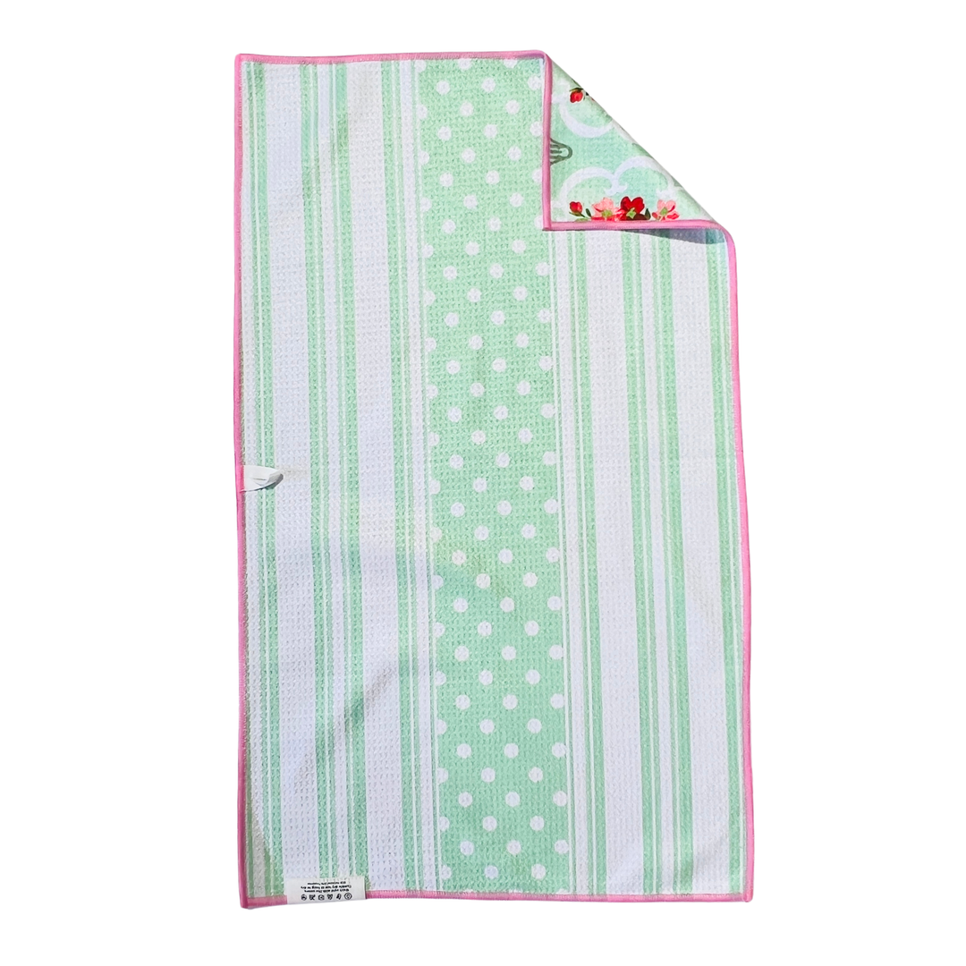 Mint Stripe | Reversible Towel