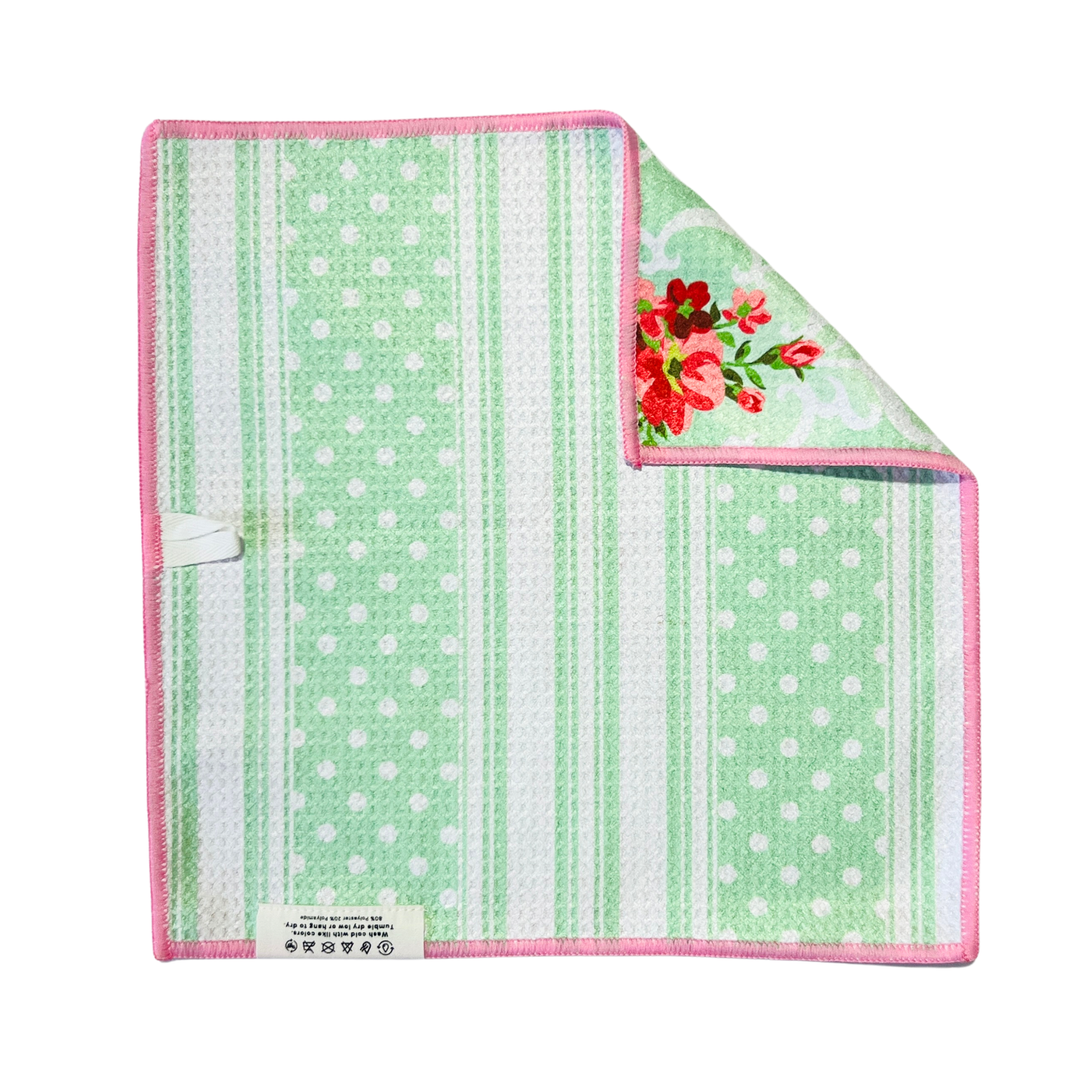 Mint Stripe | Reversible Towel
